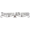 Thankful & Blessed Metal Wall Hanging