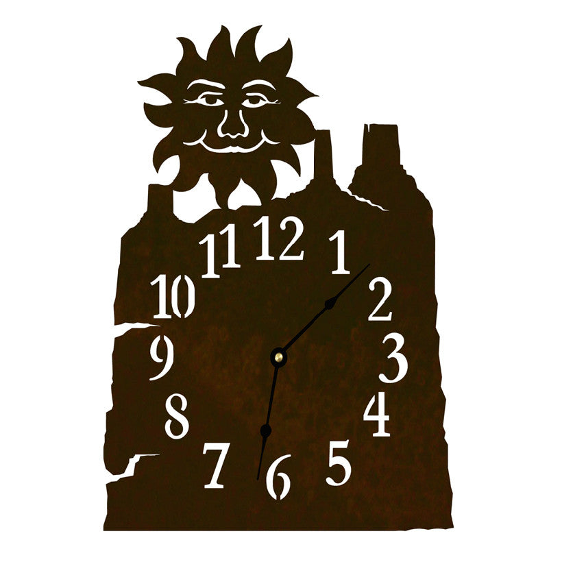 Sun Face Table Clock