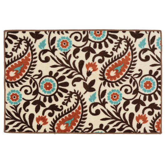 Spiced Paisley Bath/Kitchen Rug - OUT OF STOCK UNTIL 06/08/2026