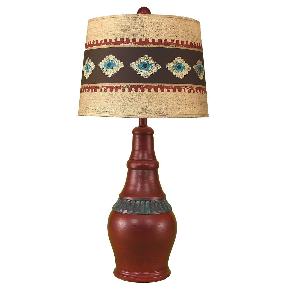 Crimson Southwest Table Lamp