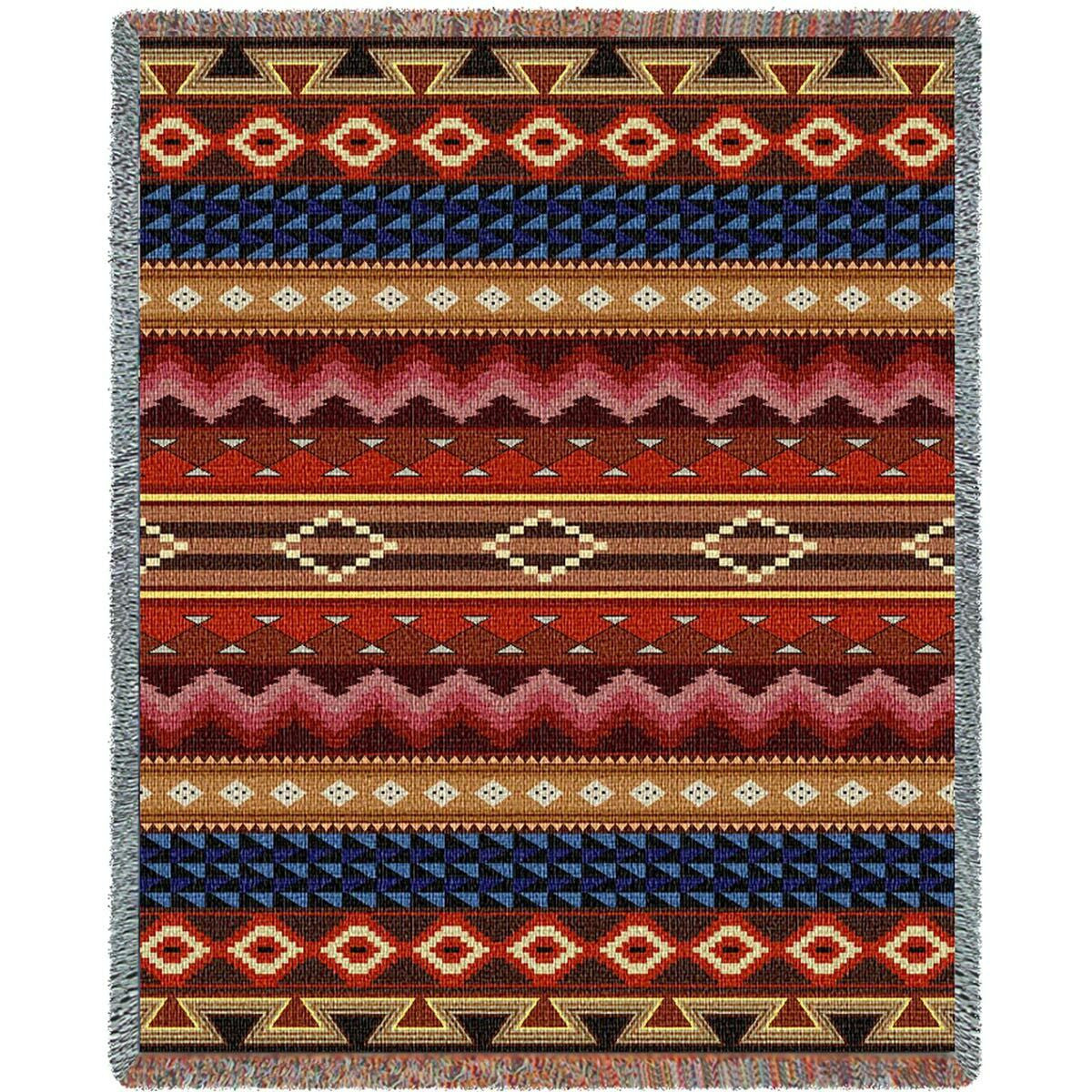 Southwest Sampler Maize and Cornflower Blanket