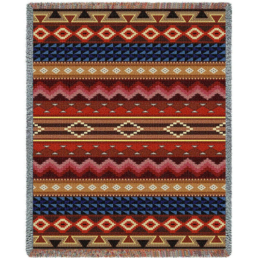 Southwest Sampler Maize and Cornflower Blanket