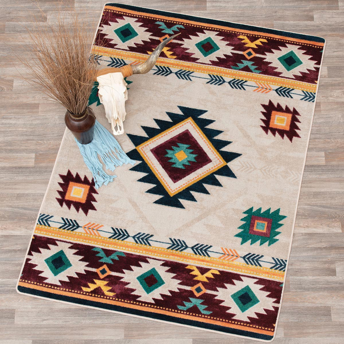 Whiskey River Gems Rug - 11 x 13