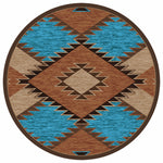 San Pedro Rust Rug - 8 Ft. Round