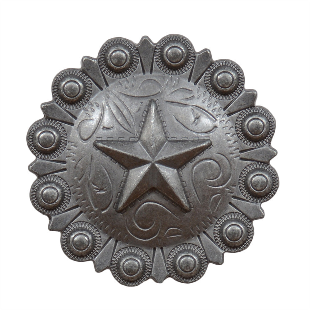 Star Berry Concho Cabinet Knobs - Set of 2