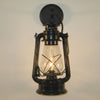Large Black Lantern Wall Sconce