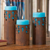 Rustic Cross Candle Holders