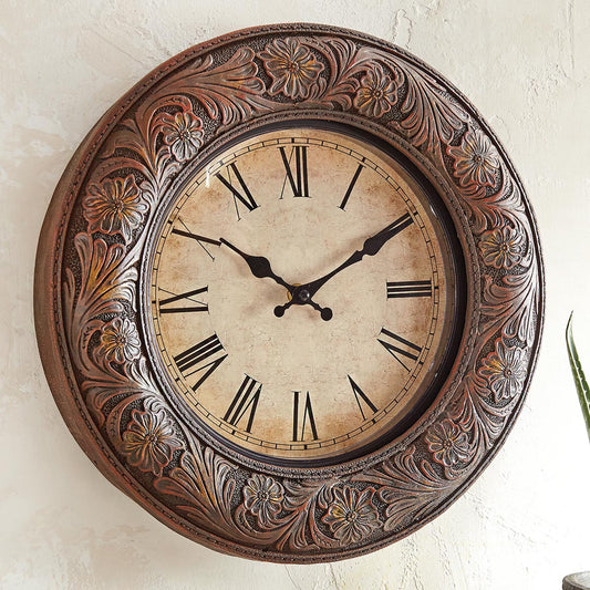 Western Tooled Leather Wall - OUT OF STOCK UNTIL 06/20/2026