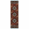 Whiskey River Rust Rug - 2 x 8