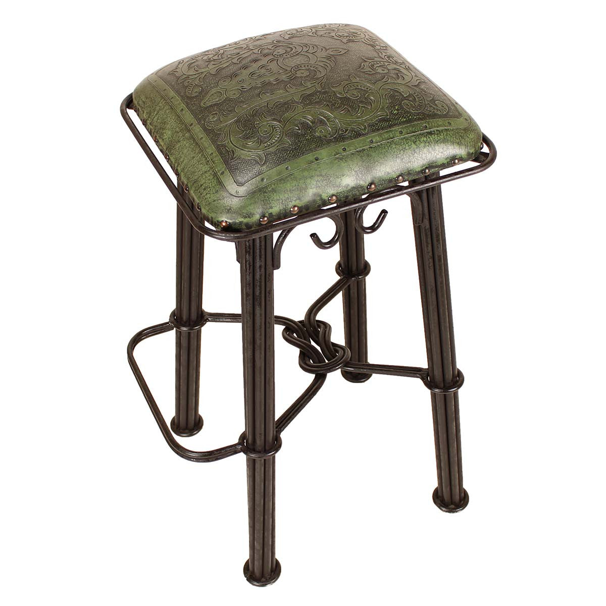 Coronado Iron Barstool - Colonial Sage Green