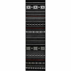Mexicali Black Rug - 2 x 7