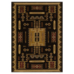 Eagle Bluff Black Rug - 8 x 11