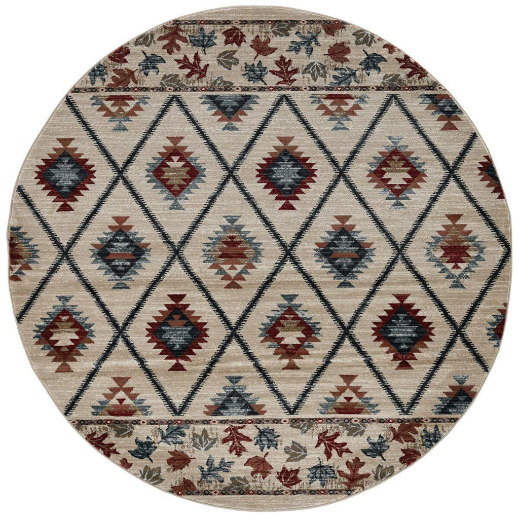 Wasatch Ivory Rug - 8 Ft. Round