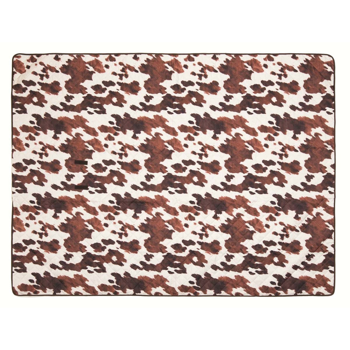 Brown Cowhide Picnic Blanket