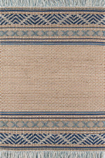 Frontier Blue Western Rug - 5 x 7