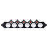 Red Jasper Stone Vanity Light - 6 Light