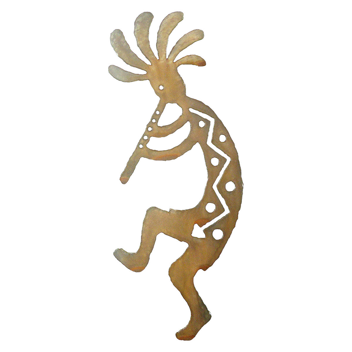 Dancing Kokopelli Left Facing Cutout Wall Art