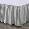 Light Gray Bedskirt - Queen