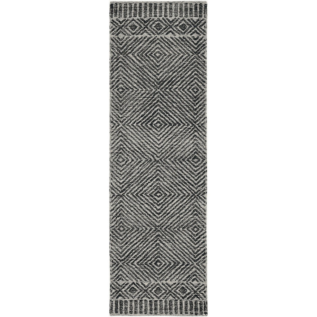 Charcoal & Ash Rug - 2 x 8