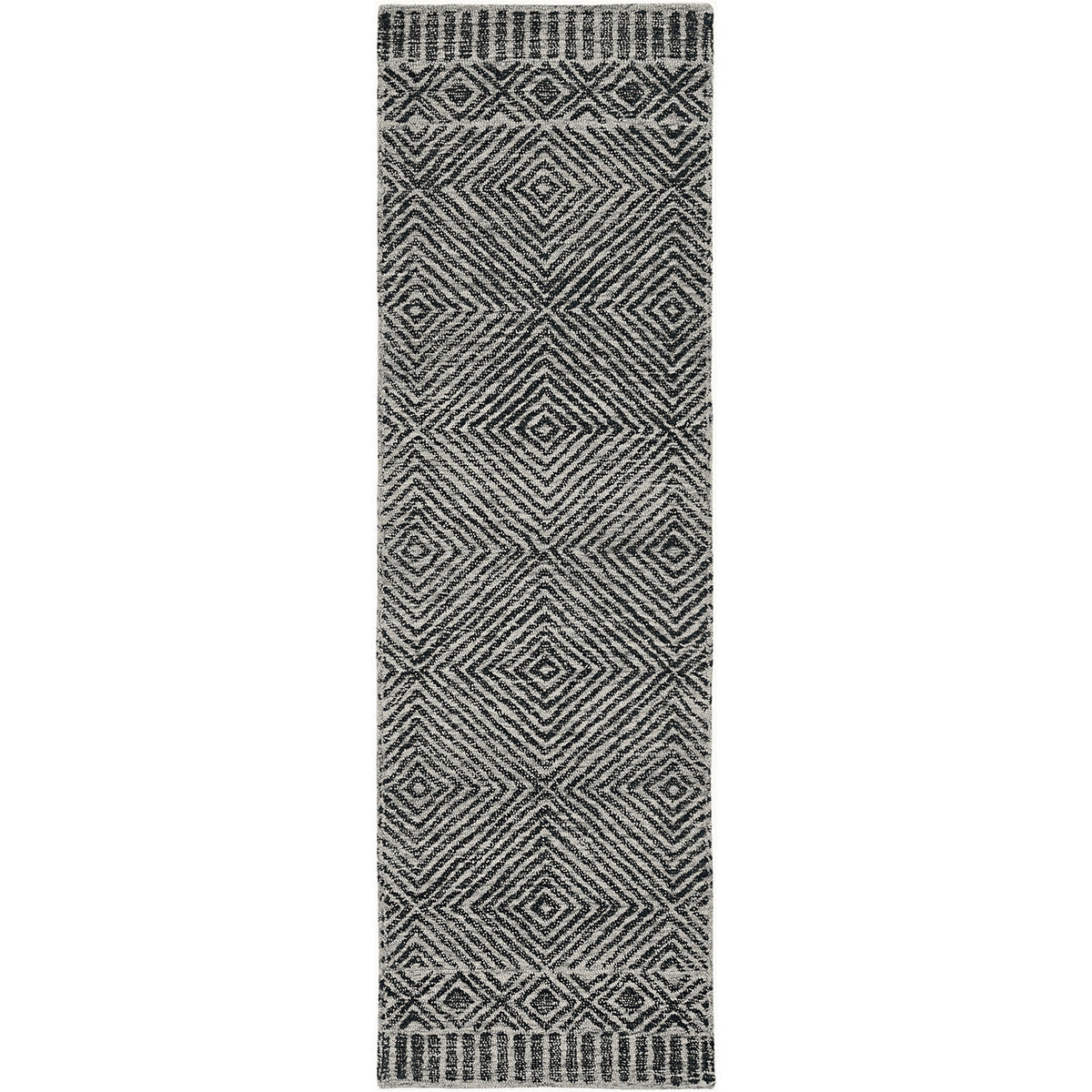 Charcoal & Ash Rug - 2 x 8