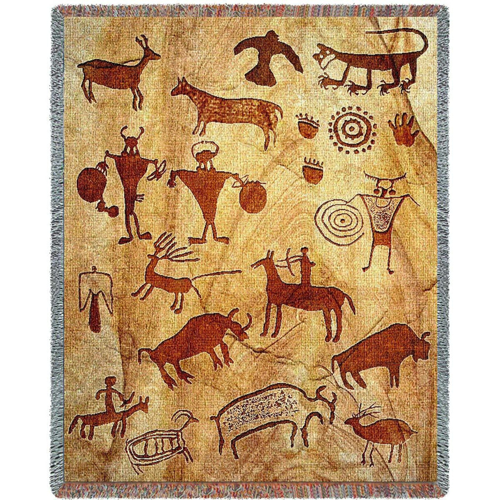 Rock Art of the Ancients Blanket