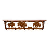 Buffalo 34 Inch Pine Hook Shelf