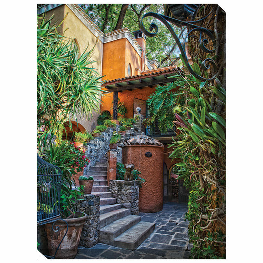 Casa Courtyard Indoor/Outdoor Canvas Art