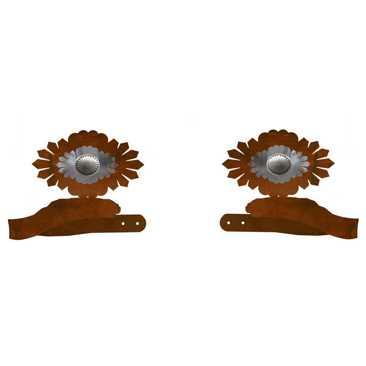 Sunburst Concho Tie Backs - Set of 2