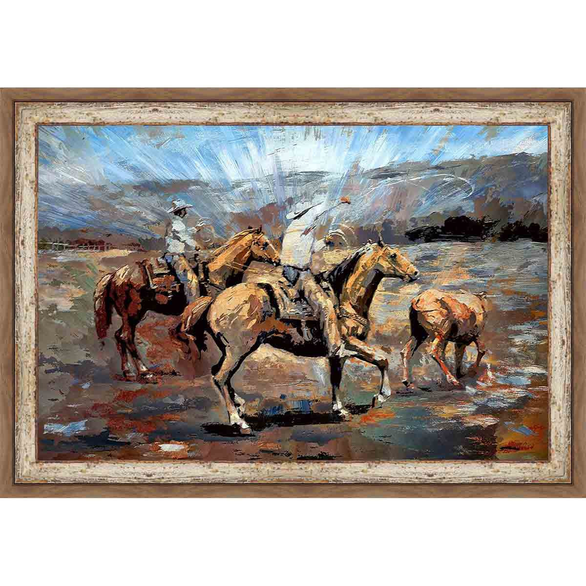 Calf Roping I Wall Art