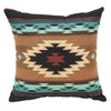 Turquoise Peaks Southwest Geometric Pillow Cover