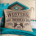 Western Rodeo Accent Pillow