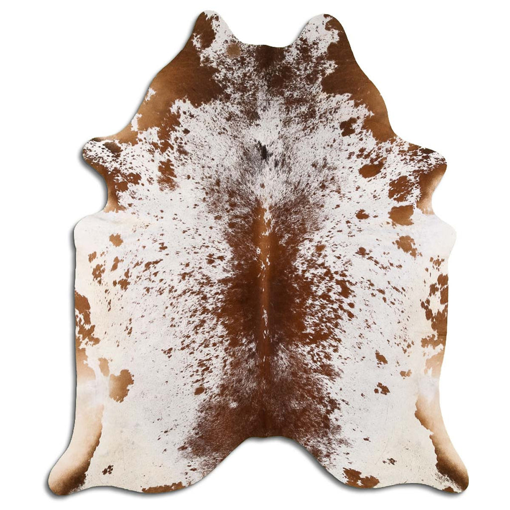 Salt & Pepper Brown Cowhide Rug - Medium