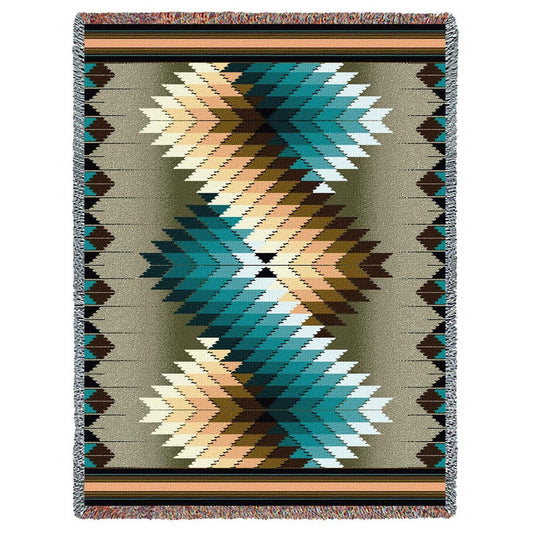 Whirlwind Smoke Tapestry Throw