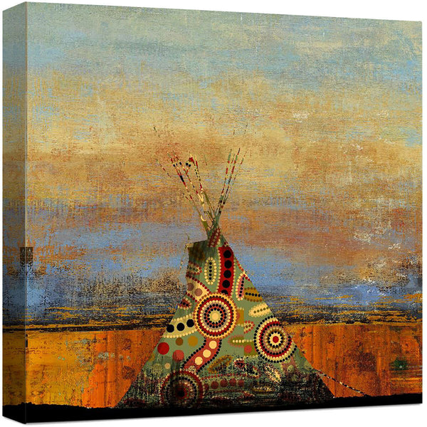 Desert Teepee Canvas Art