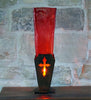 Ember Glass Cross Lamp