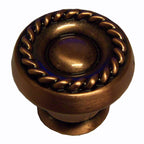 Rope Round Cabinet Knobs - Set of 2
