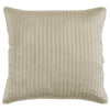 Beige Satin Euro Sham