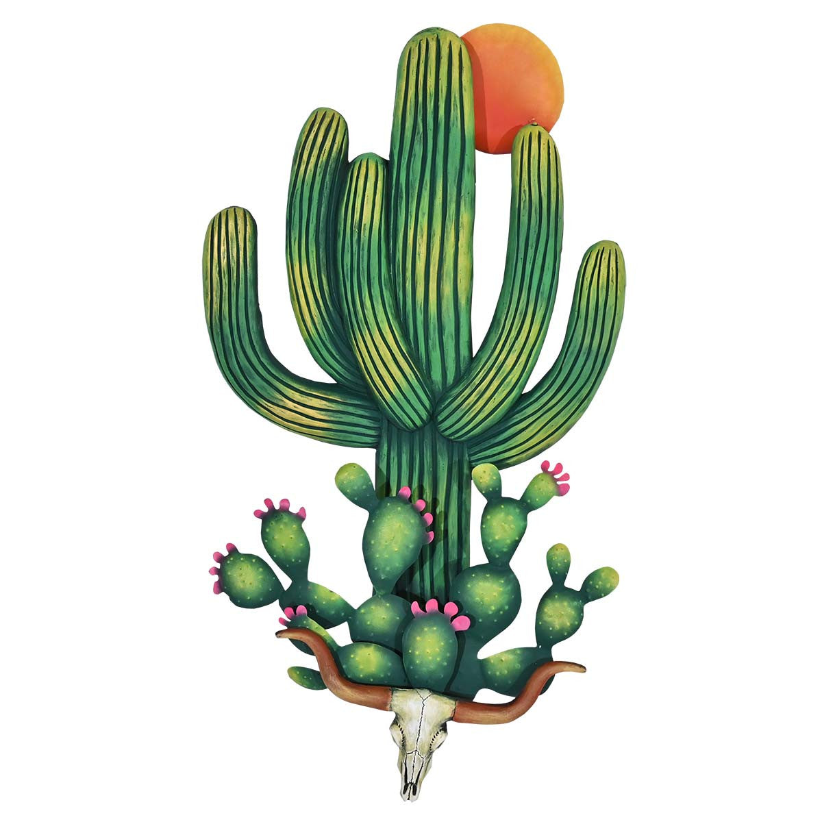 Wild Cacti Sunrise Wall Art