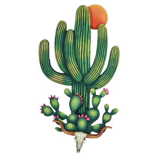 Wild Cacti Sunrise Wall Art