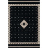 Solo Diamond Black Rug - 9 x 13