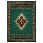 Tucson Green Rug - 8 x 11