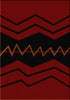 War Path Red Rug - 8 x 11