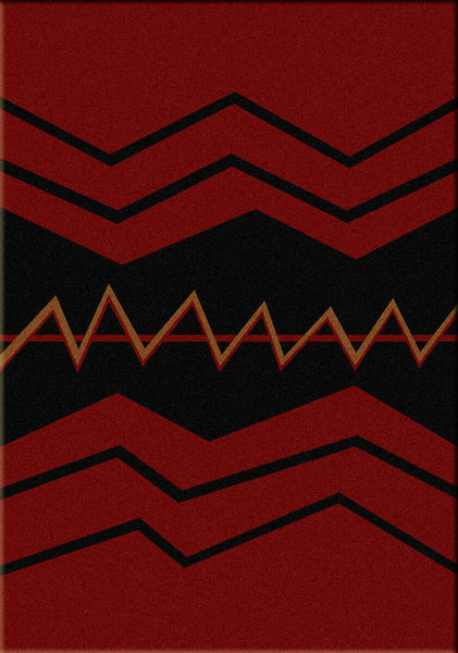 War Path Red Rug - 8 x 11