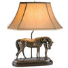 Girl and Her Horse Sculpture Lamp