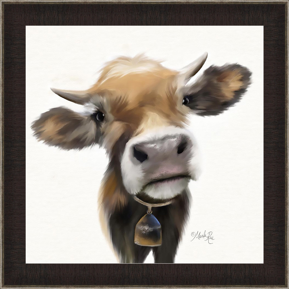 Cow Pose Canvas Art