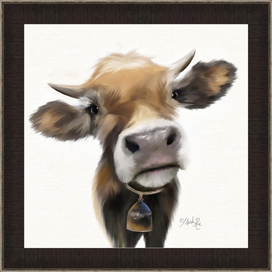 Cow Pose Canvas Art