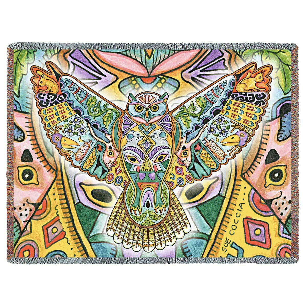 Great Horned Owl Blanket
