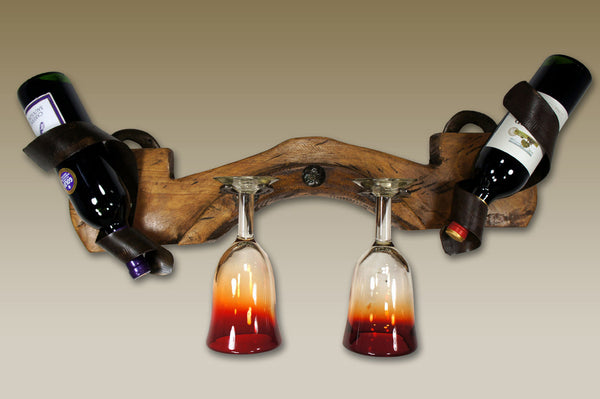 Ox Yoke Wall Wine Rack