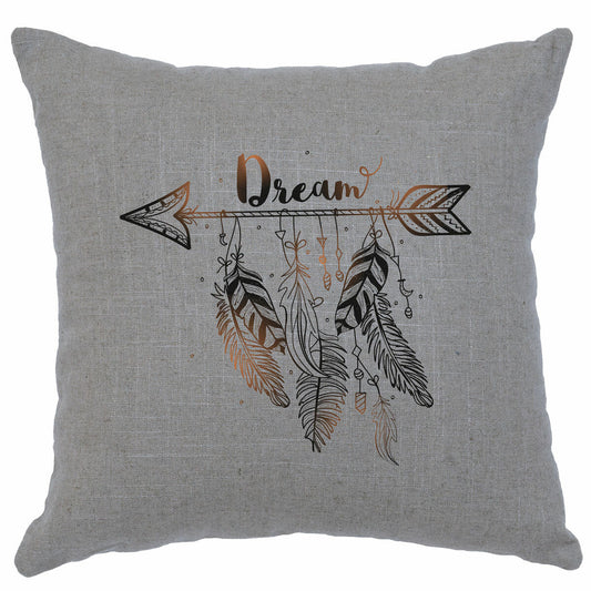 Dream Gray Linen Pillow