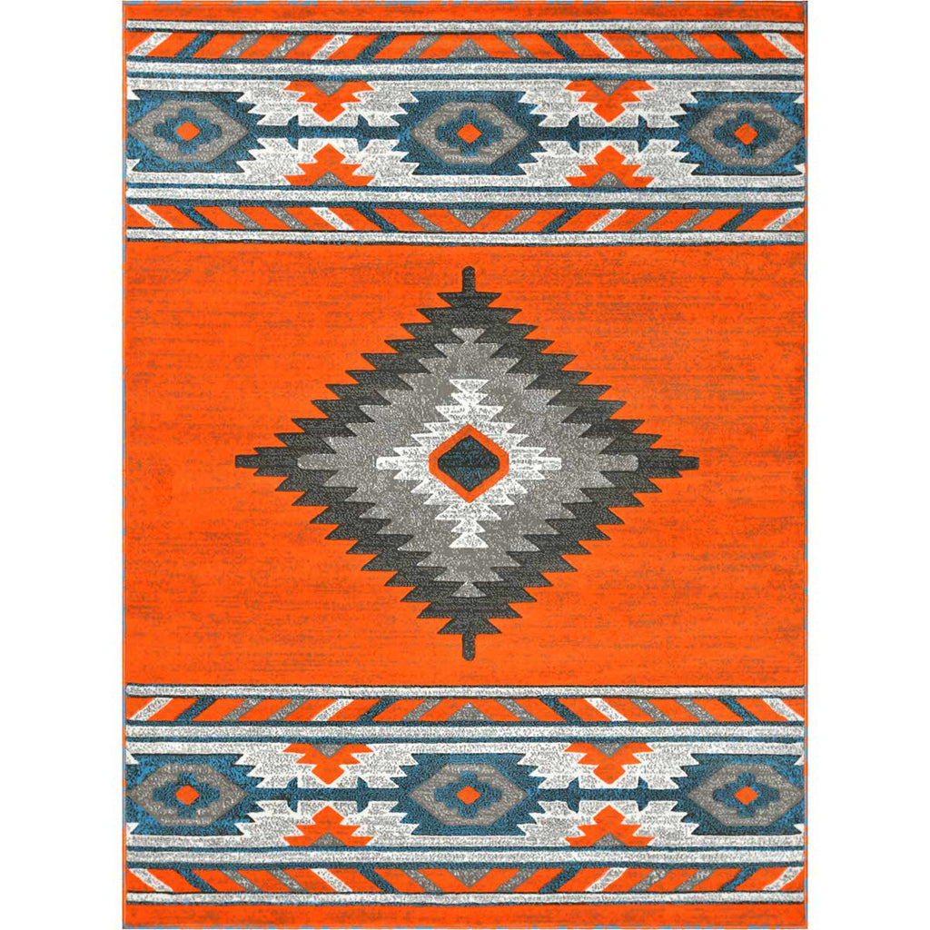 Hacienda Peach Rug - 5 x 7